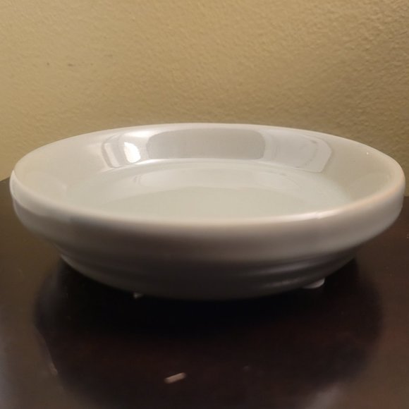 Garden Treasures 4.53-in Gray Ceramic Plant Saucer - Picture 5 of 9